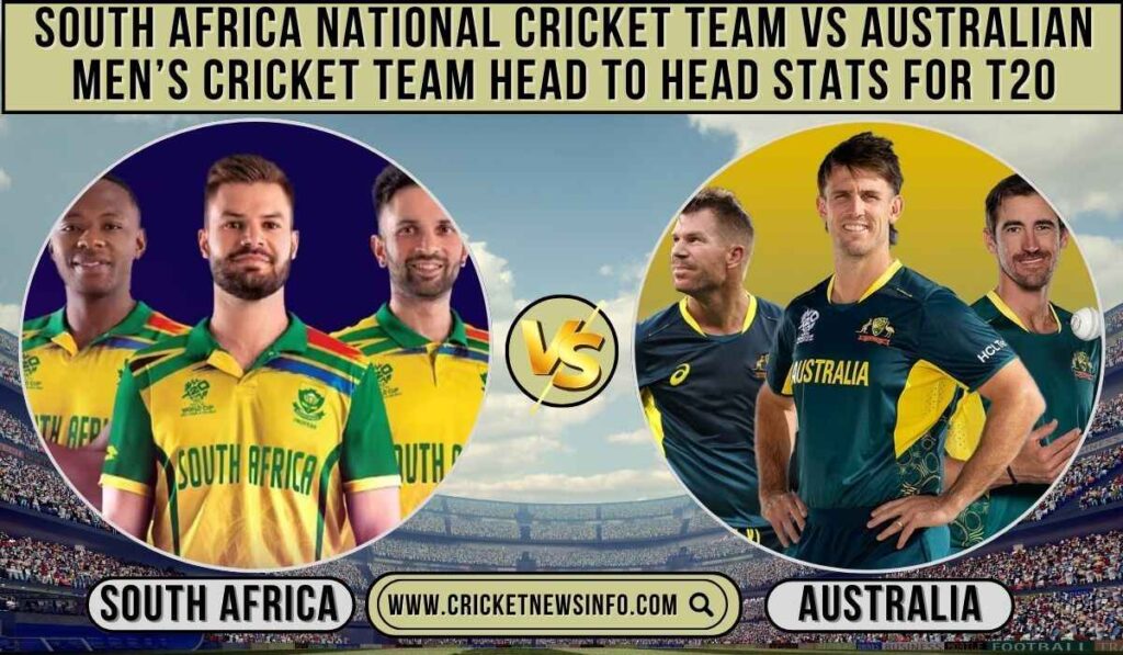 South Africa National Cricket Team vs Australian Men’s Cricket Team Timeline